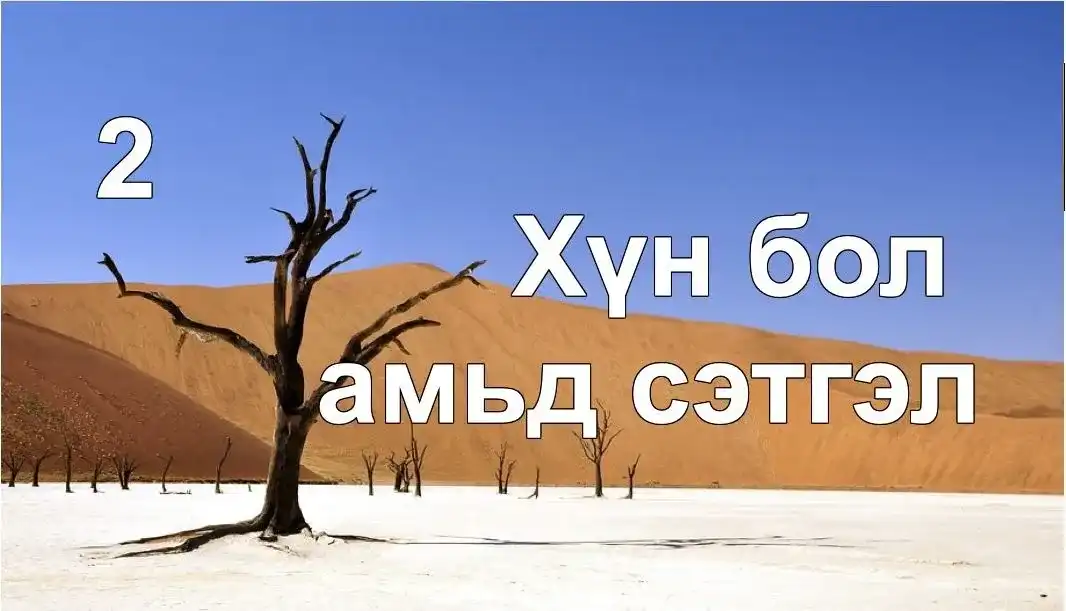 Хүн бол амьд сэтгэл