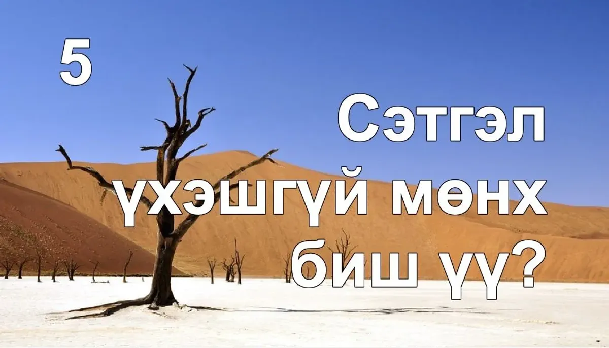 Сэтгэлийн үхэшгүйд итгэхийн хор нөлөө